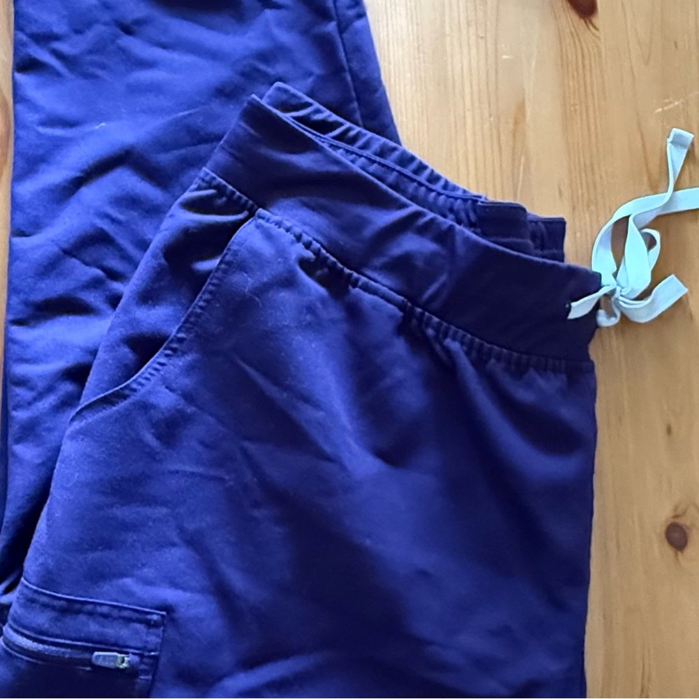 Figs Purple Jam 3xl Tall Yola Skinny scrub pants